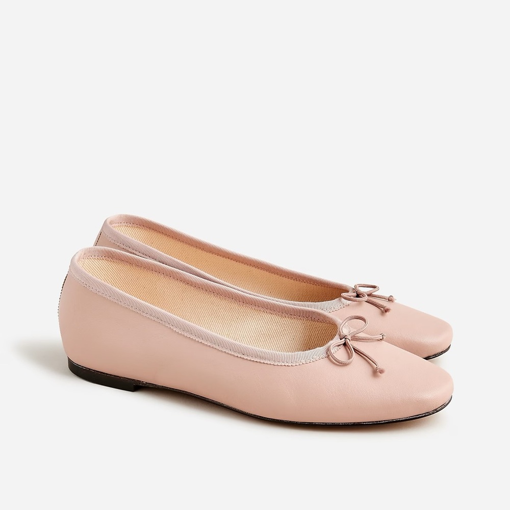 J.Crew Zoe ballet flats in leather
